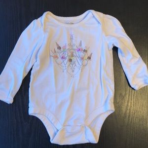 🍦 Cream Baby Gap long sleeve onesie ice cream 🍦